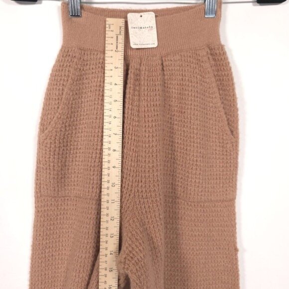 NWT Free People WOOL Blend C.O.Z.Y.‎ Waffle Knit Jogger Lounge Pants Size XS - Picture 9 of 15